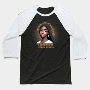 Black Girl Baseball T-Shirt
